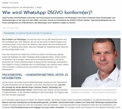 WhatsApp DSGVO konform(er) mit WhatsSign